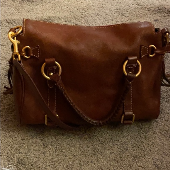 Dooney & Bourke Florentine Leather Satchel - Picture 3 of 9